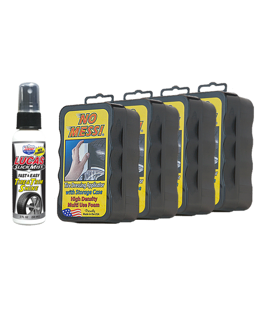 No Mess Tire Dressing Applicator & Lucas Oil Slick Mist